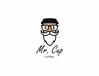 Projektowanie logo dla firm online Mr. Cup